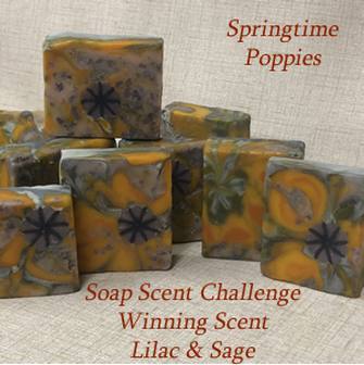 Springtime Poppies Soap