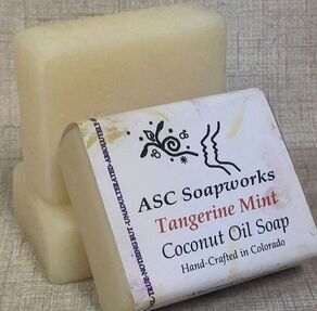 Coconut Oil Soap - Tangerine Mint