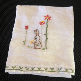 Hand Embroidered Towel