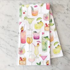 Cocktails Tea Towel Cocktails Tea Towel
