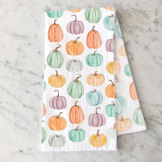 Colorful Pumpkins Tea Towel Colorful Pumpkins Tea Towel